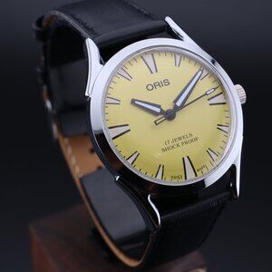 Oris Vintage Swiss 17 Jewels Hand-Wound Mechanical Men's Watch - FREE SHIPPING